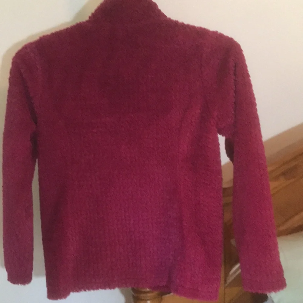 North Face Girls Furry Jacket Size Large 14-16